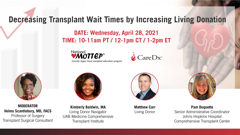 Decreasing Transplant Wait Times by Increasing Living Donation